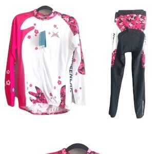 Mysenlan Cycling Set Jersey Padded Pants Run Small
